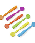 Set of 6 colorful magnetic wands for kids with handles for multisensory literacy and science manipulatives in classrooms.