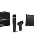 SM57 Dynamic Microphone For Guitar Amps, Snare Drums, Percussion, Brass And Live Sound Or Studio Sessions, packaging and accessories