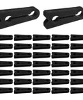 40Pcs Universal Fit Car Door Shock Absorber Pads Rubber Buffer Damper Deadener For Noise Reduction And Super Quiet Latch Guard Cushion To Kill Those Bangs, 1.73x.66x.27 inch black rubber pads.