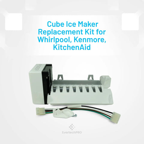 Replacement Icemaker For Whirlpool Refrigerator W10122502 626663 1016069 2198678 Compatible With Maytag KitchenAid JennAir