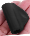 Person holding black Steam Wand Rubber Sleeve For Coffee Machine Accessories Kit With Pipe Insulation Tube And Elbow Cut Guide Easy Install Outdoor Cover Winter Protection For Pipes And Hoses