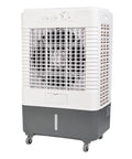 Portable evaporative cooler with large water tank, white plastic, 22x15x36in, perfect for bedrooms or offices. Crush The Summer Heat With This Portable Evaporative Cooler Featuring A Large Water Tank And Three Adjustable Fan Speeds To Keep Your Bedroom Or Office Legit Comfortable.