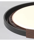 Chandelier Light, Modern Invisible Ceiling Fan with Light for Bedroom, Acrylic Bladeless Wood and Chandelier Lighting(B-48cm) close-up of inner design.