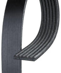 Micro V Serpentine Drive Belt K060841 84.625 Inch Length, 6 Rib, OE Spec, heavy duty automotive belt in close-up view