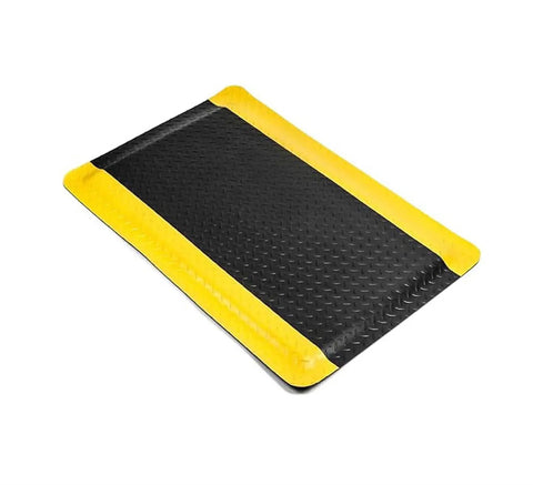 Heavy Duty Anti Fatigue Mats Total Grind Ready Ergonomic Standing Floor Mat For Shop Or Kitchen, 20Mm Thick Cloud Soft Cushion, Real Knee Saving Relief For Daily Footwork, Anti Slip Black 24X35 Mat