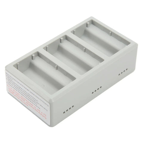 Fast 3 Port Drone Battery Charger Station With PD Power Delivery Intelligent Safe Charging Hub For Mini 3 Pro And Other Mini Drones Efficient 3 Bay Charger That Prevents Overcharge And Extends Battery Life With Pro Grade Smart Safety gray plastic design
