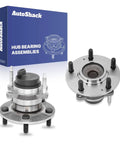 Rear Wheel Hub Bearing Assemblies With ABS Replacement For 2010 To 2013 Kia Forte And Forte Koup Left And Right 2 Piece Set