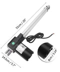 Legit Powerhouse DC 12V Linear Actuator Delivering 6000N Push And 4000N Pull With A Smooth 300mm Stroke designed for automotive use.