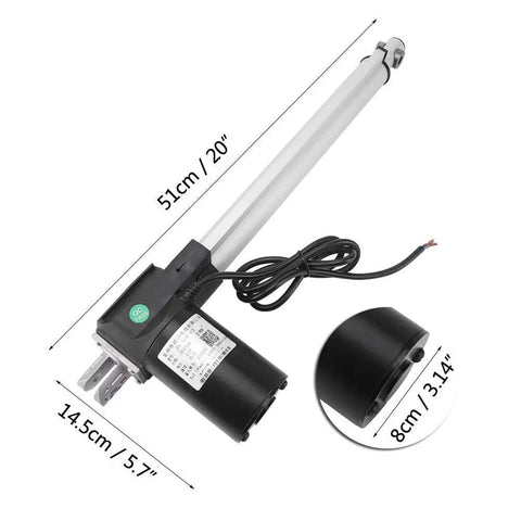 Legit Powerhouse DC 12V Linear Actuator Delivering 6000N Push And 4000N Pull With A Smooth 300mm Stroke designed for automotive use.