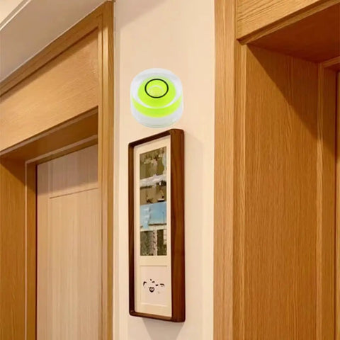 10 Pack Mini Circular Bubble Spirit Levels Dead On Bullseye Gauge For Layout And Measuring Compact Acrylic Tool With Fluorescent Dial Rock Solid Build For Contractors And Diy Crews Always On Target Every Single Shift