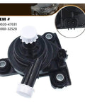 Premium Heavy Duty Electric Inverter Water Pump For Toyota Prius 1.5L Hybrid 2004 2009 with white cap and connection ports.