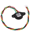 Ultra Accurate Distance Sensor Rangefinder Module With Auto UART Control 3.3V To 5V for obstacle detection with colorful wires.