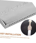 Heavy Duty Industrial Compressed Air Nozzle Spray Attachment showing aluminum tip and perforated design for easy cleaning use.
