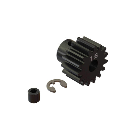 Beefed-Up Pinion Gear 15T HD Mod1 Safe D5 Steel Gear For Extreme RC Conditions Built To Last With Precision Wide-Tooth Profile And Rugged Construction