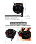 Straight Up Genius For Home EV Charging With This Overhead Retractable Cord Reel featuring pull adjustment and positioning clamp.