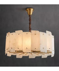 Slick Modern Marble Ceiling Pendant Light With Easy Dimmable Brightness And Genuine Stone Build That Totally Boosts Your Dining Room Or Kitchen Island Home Lighting Setup, featuring white marble design with gold details.