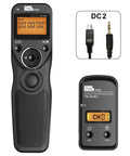 Wireless Remote Shutter Release For Nikon Cameras That Keeps It Simple And Ready To Go with receiver and DC2 cable