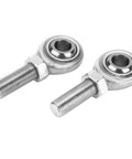 High Octane Stainless Steel Heim Joints Two Pack Universal Right Hand Tie Rod Ends Steering Linkage Hardware For Street Cruisers And Race Builds Built Tough, showing durable steel construction with threaded rods.