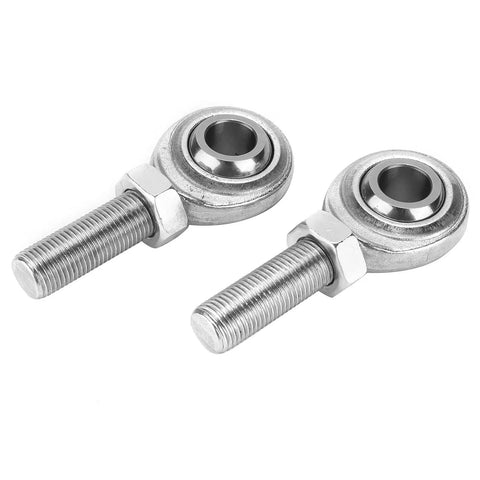 High Octane Stainless Steel Heim Joints Two Pack Universal Right Hand Tie Rod Ends Steering Linkage Hardware For Street Cruisers And Race Builds Built Tough, showing durable steel construction with threaded rods.