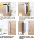Step-by-step installation of Heavy Duty 30 Lb Stainless Steel Cabinet Magnetic Door Catch Set Built To Last With Tough As Nails Strong Pull Magnetic Latch For Kitchen Cupboards Wardrobes Closets And Drawers 2.1 Inch Silver Finish 6 Pack