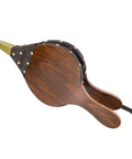 Fire Up The Backyard With This Heavy Duty Wood Fireplace Bellows And 15.5 Inch Air Blower in brown with leather straps.