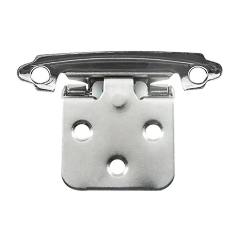 Heavy Duty Spring Hinge With Screws Iron Self Closing Overlay Mount Rustproof Cabinet Kitchen Hinge For Doors, Smooth Soft Close, front view
