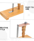 Pendulum Demo Kit For Physics Class Inertia And Newtonian Mechanics Teaching Tool with wooden base and metal arm