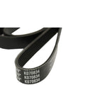 Micro V Serpentine Drive Belt For Cars And Light Trucks, close-up view of durable EPDM rubber with ribbed surface