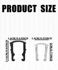 Ford Fuel Line Clips Kit 30 Pack Plastic Retainers size chart for three eighths and five sixteenths inch fuel hoses