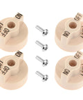 Gas Valve Knob Replacement 4 Pack For Robertshaw Thermostats And Compatible Models 1751 012, durable PC plastic knobs