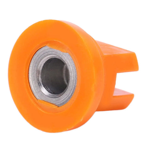 Close-up of orange 110 Degree Spray Nozzle For Crop Drones With Zero Point Five Inch Height Built For T16 MG1P 1S