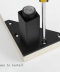 Brushed Gold Adjustable Furniture Legs Four Pack 300mm aluminum alloy installation demonstration