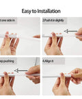 Step-by-step installation of 6 Pack 30cm U Shape LED Aluminum Channel System With Milky Diffuser Cover End Caps And Mounting Clips