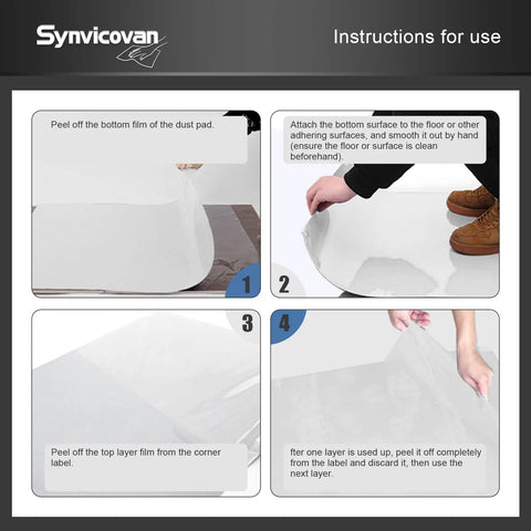 Instructions for Heavy Duty Entryway Sticky Floor Mats That Crush The Mess Dust And Dirt Trapper For High Traffic Doorways