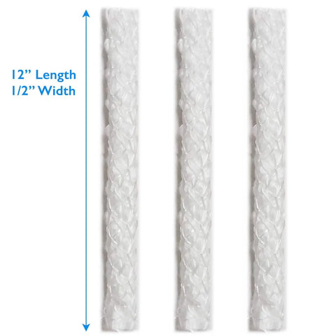 Fiberglass Tiki Torch Wicks 3 Pack Long Lasting Replacement Wicks For Tiki Torches Oil Lamps And Lanterns Trim To Fit