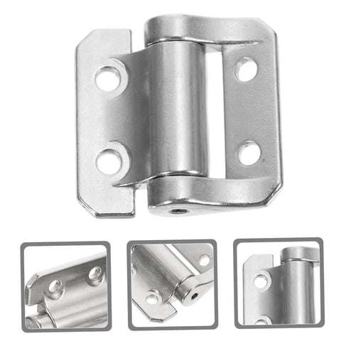 LIFKOME cabinet door hinge replacement with damping mechanism, silver metal finish for residential cabinets and doors