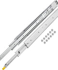 Beefy Heavy Duty Drawer Slides 60 Inch 500 Lb Capacity Full Extension Side Mount Ball Bearing Rails With Dual Lock visible components
