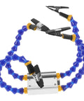 Four Arm Welding Station Helping Hands Soldering Stand With Base For PCB Repair Pro Grade Heavy Duty Clamp