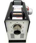 Heavy Duty Portable Industrial Heat Blower With Pid Thermostat 3Kw Electric Hot Air Furnace Heater For Workshop Circulation Oven 300Cfm Airflow close-up of exhaust and control panel.