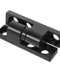 Black Zinc Alloy Barrel Style Cabinet Door Hinge With Integrated Lock And Mounting Holes Tough As Nails Built To Last Heavy Duty Vibration
