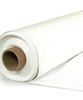 Top Shelf 7 Mil Polyethylene Shrink Wrap Roll For Boats And Jet Skis, view of white roll with core for marine storage use.