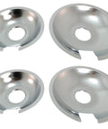 Replacement Cooktop Drip Pan Set For Jenn Air 4 Pack With Two 6 Inch And Two 8 Inch Pans Keeps Grease And Spills Off The Stove