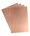 Single Sided Copper Clad Laminate PCB Circuit Board Brown 7x10 cm DIY Prototyping Kit, 4 Pack FR1 Bakelite Material