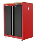 Heavy Duty Metal Garage Storage Cabinet With Two Doors Base Unit, Built To Last Welded Steel Frame, 10,620 Cubic Inch Capacity
