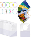 Card Organizer For Yoto Cards With 200 Self Adhesive Tabs And 10 Colorful Stainless Steel Loops Easy Hang Tabs For Quick Card Sorting
