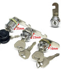 Drawer Cam Lock For Cabinet Mailbox File Box Locker And Tool Chest Heavy Duty Metal Security Latch with keys and size in mm