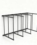 Hella Sturdy Portable Carton Storage Rack Cardboard Box Organizer With No Sweat Assembly, steel frame, wall-mounted design.