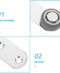 Buttery Smooth 4 Pack Sliding Door Pulley Wheels With Silent Rubber Bottom Rollers and Rock Solid Construction close-up of metal pulley wheel and rubber roller.