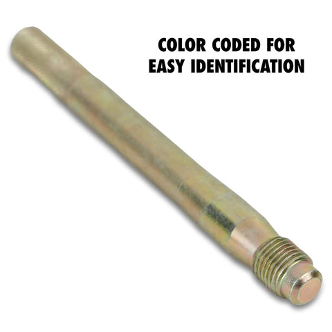Color-Coded Wheel Stud Alignment Kit With Safe, No-Hassle Wheel Alignment Tool, close-up of a single alignment pin