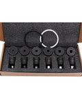6-Piece Set Hydraulic Punching Square Dies For CH-70 Punching Machine, Includes 6x6mm, 7x7mm, 8x8mm, 9x9mm, 10x10mm, 11x11mm